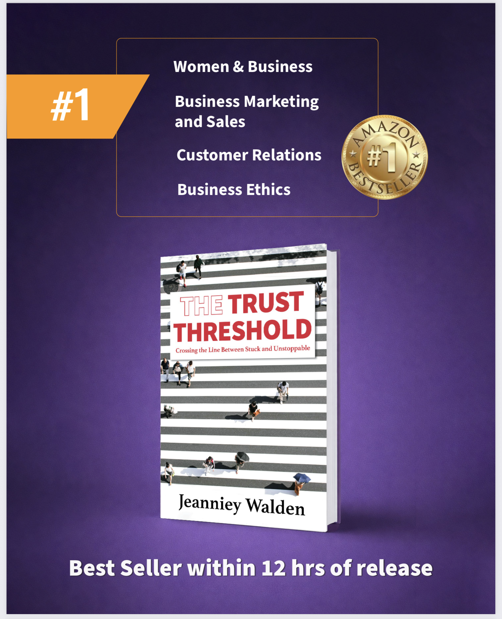 The Trust Threshold - #1 Amazon Best Seller by Jeanniey Walden