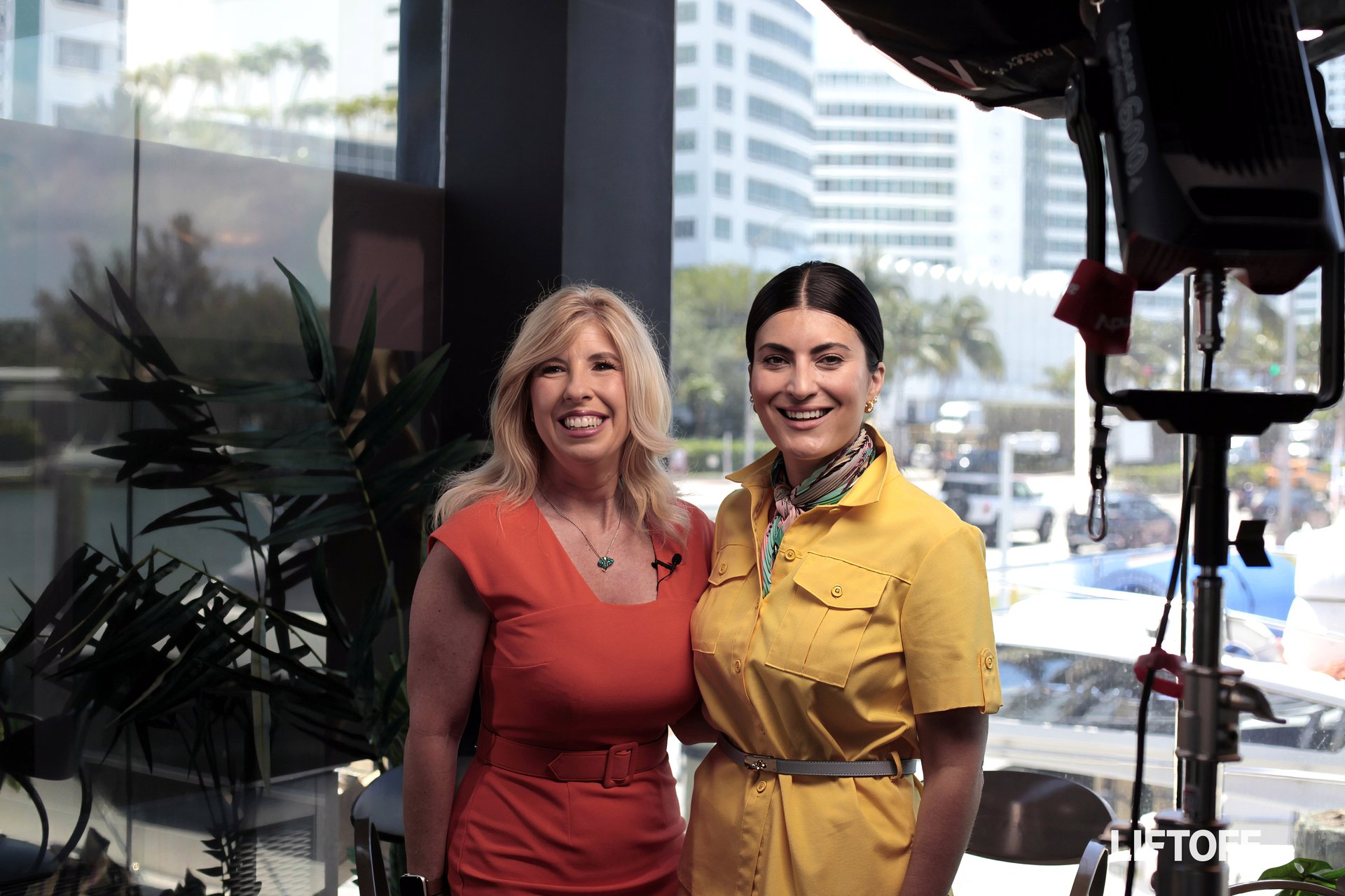 Ashley Miles, CEO of FranklynWest, on the Liftoff with Jeanniey Walden set at POSSIBLE 2026 in Miami Beach, April 2026.
