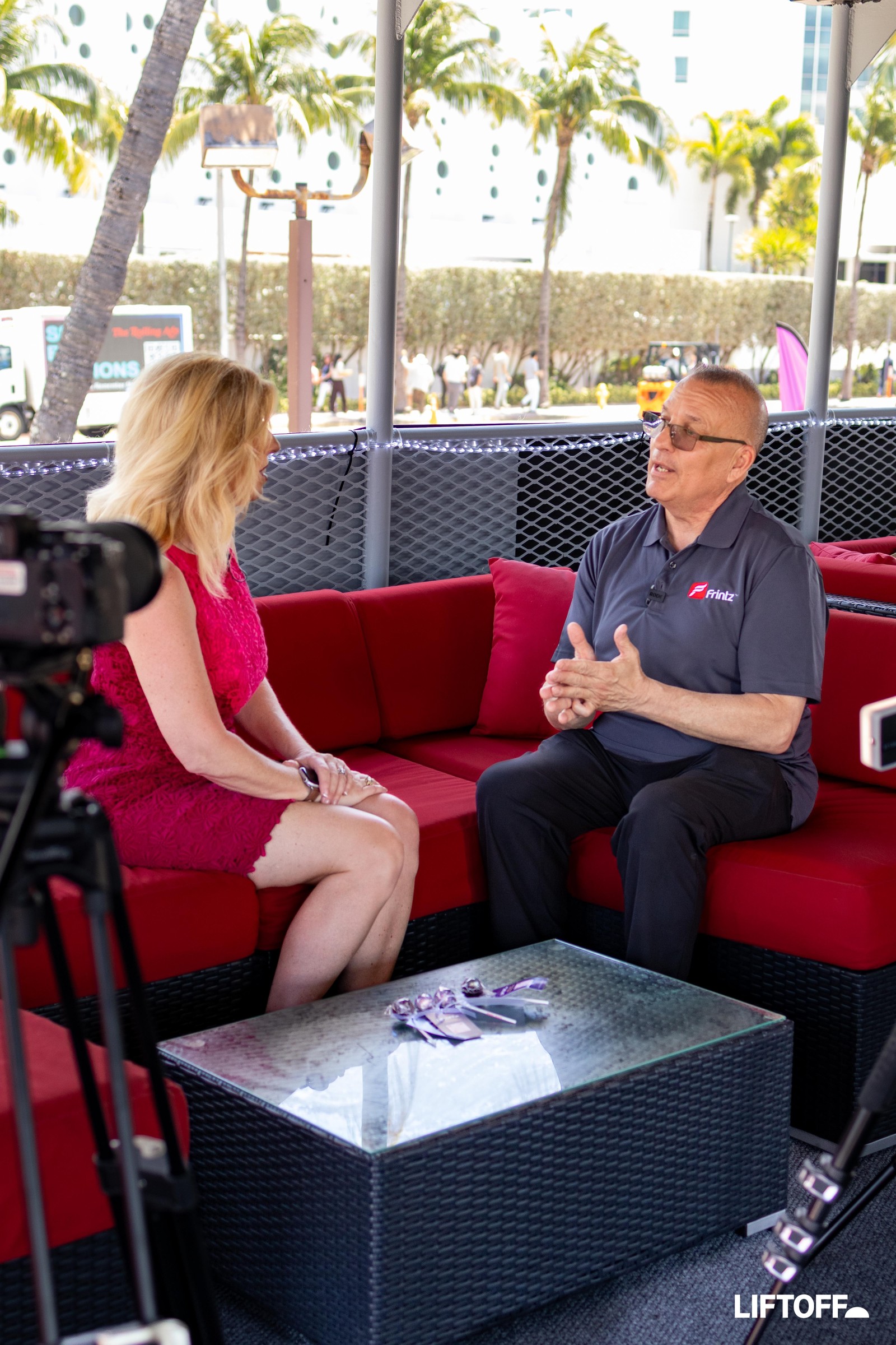 Bill Testa on the Liftoff set at POSSIBLE 2026