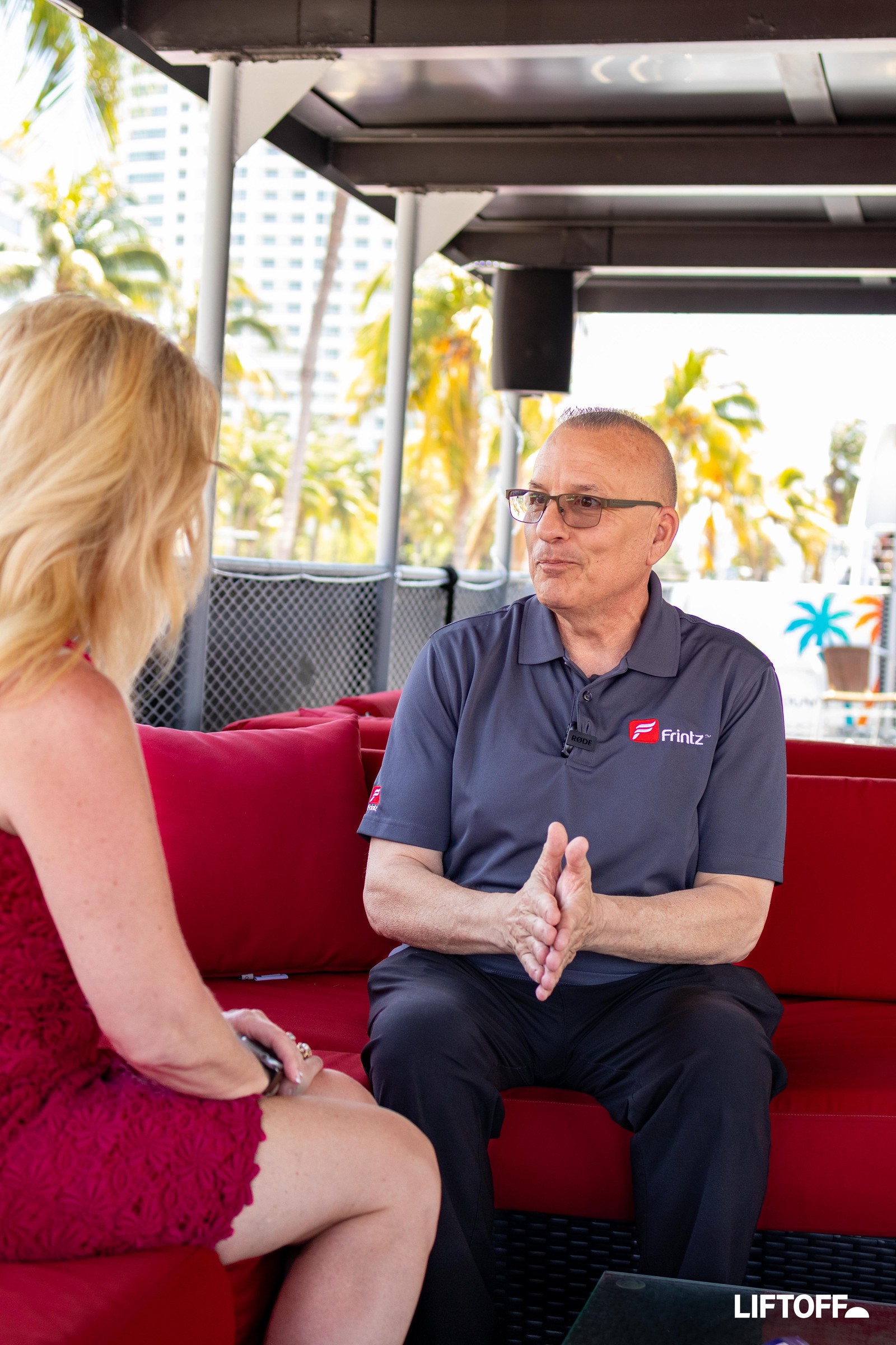 Bill Testa on the Liftoff set at POSSIBLE 2026