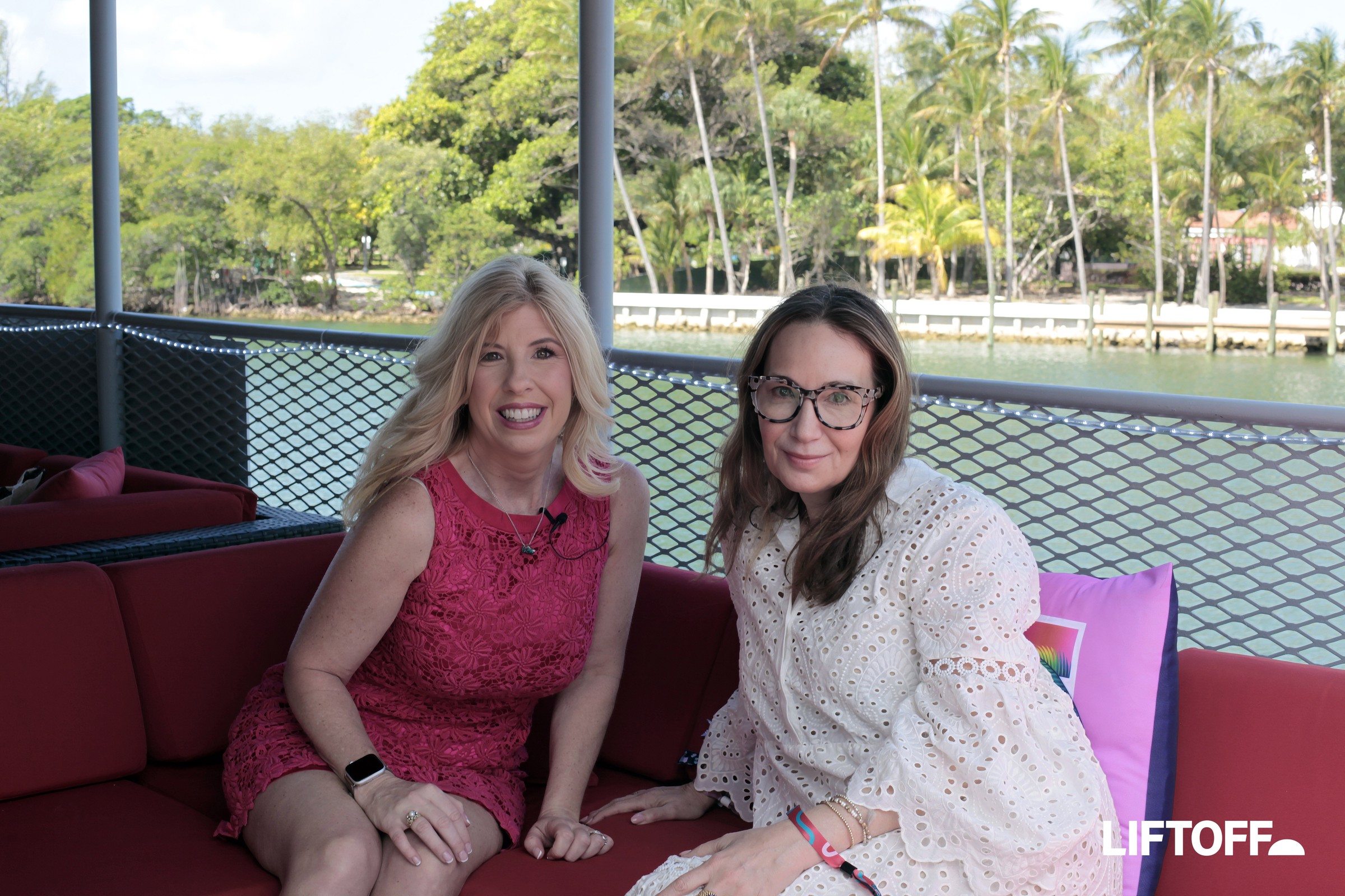 Christine Russo on the Liftoff set at POSSIBLE 2026