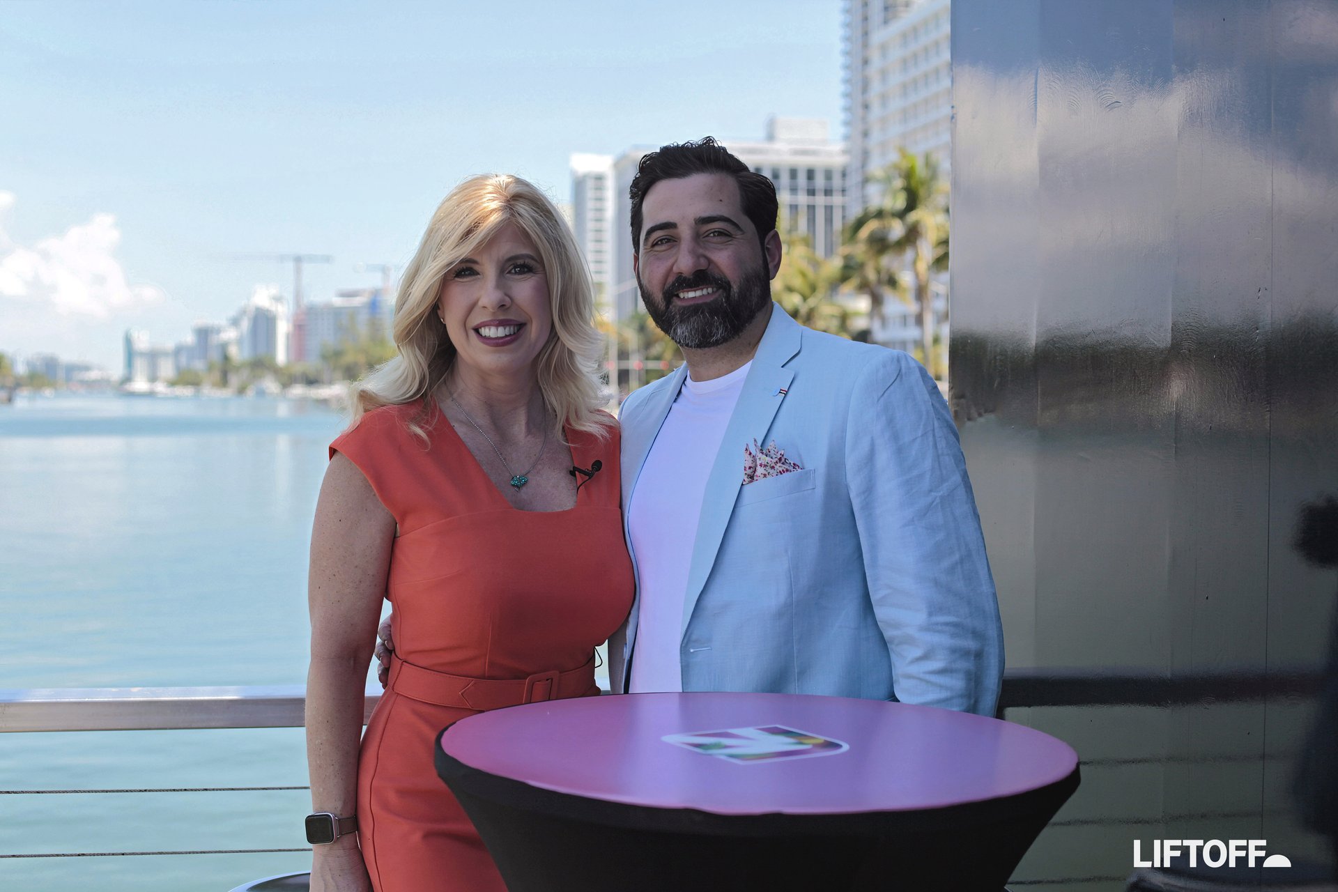 Lorenzo Zaffrino, SVP of Innovation at Evergreen Trading, on the Liftoff with Jeanniey Walden set at POSSIBLE 2026 in Miami Beach, April 2026.