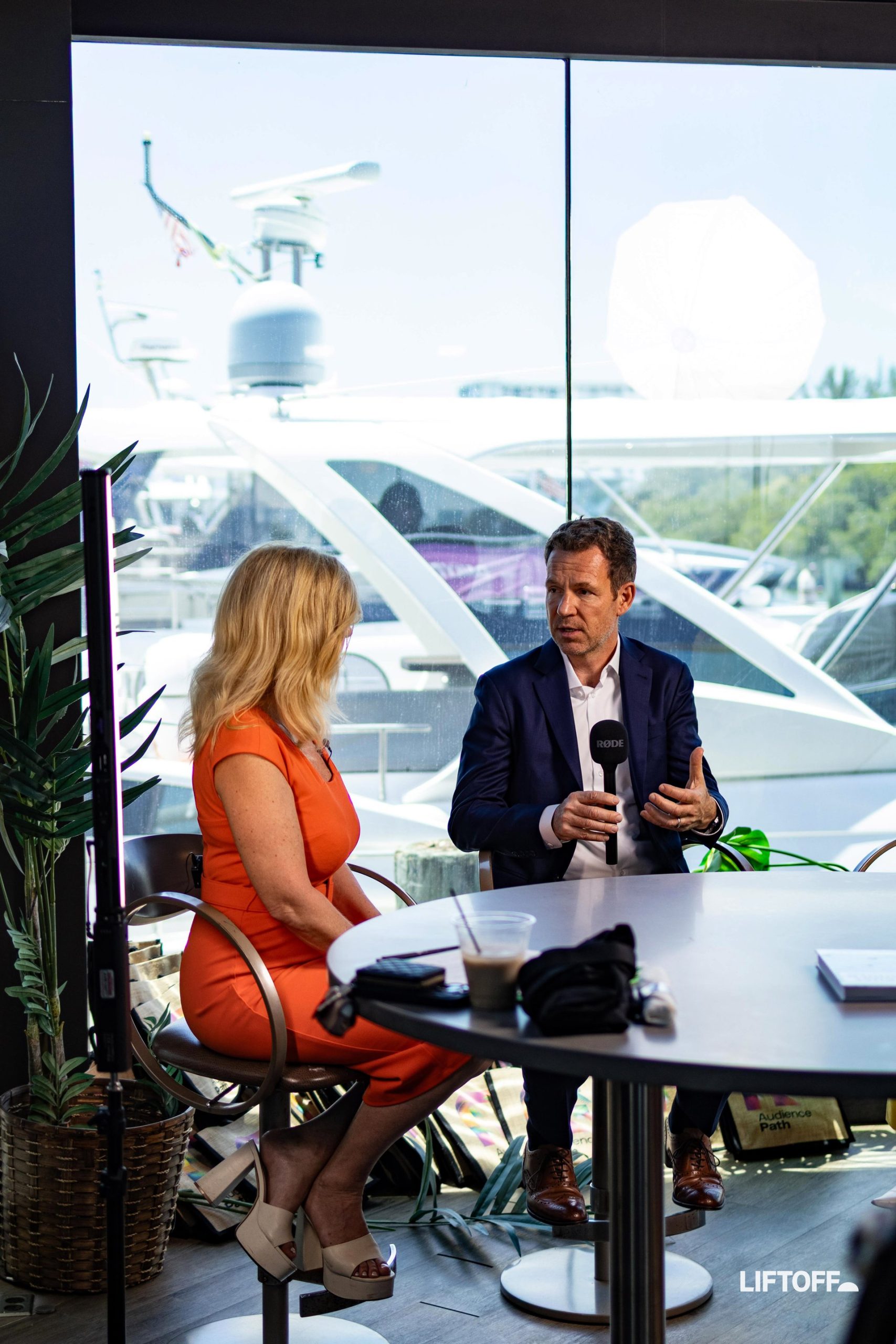 Mark Grether, SVP at PayPal, on the Liftoff with Jeanniey Walden set at POSSIBLE 2026 in Miami Beach, April 2026.