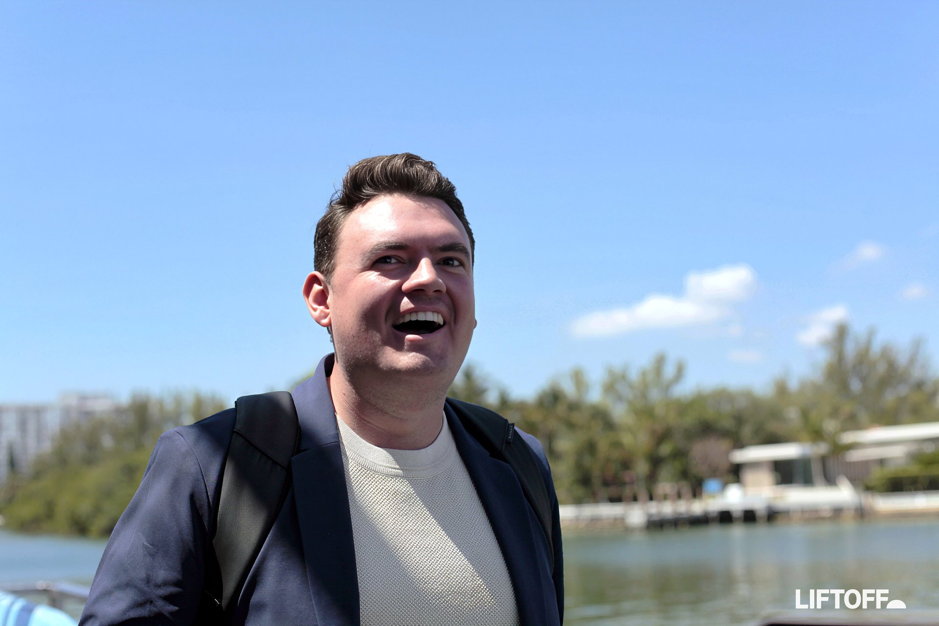 Nick Cartisano on the Liftoff set at POSSIBLE 2026